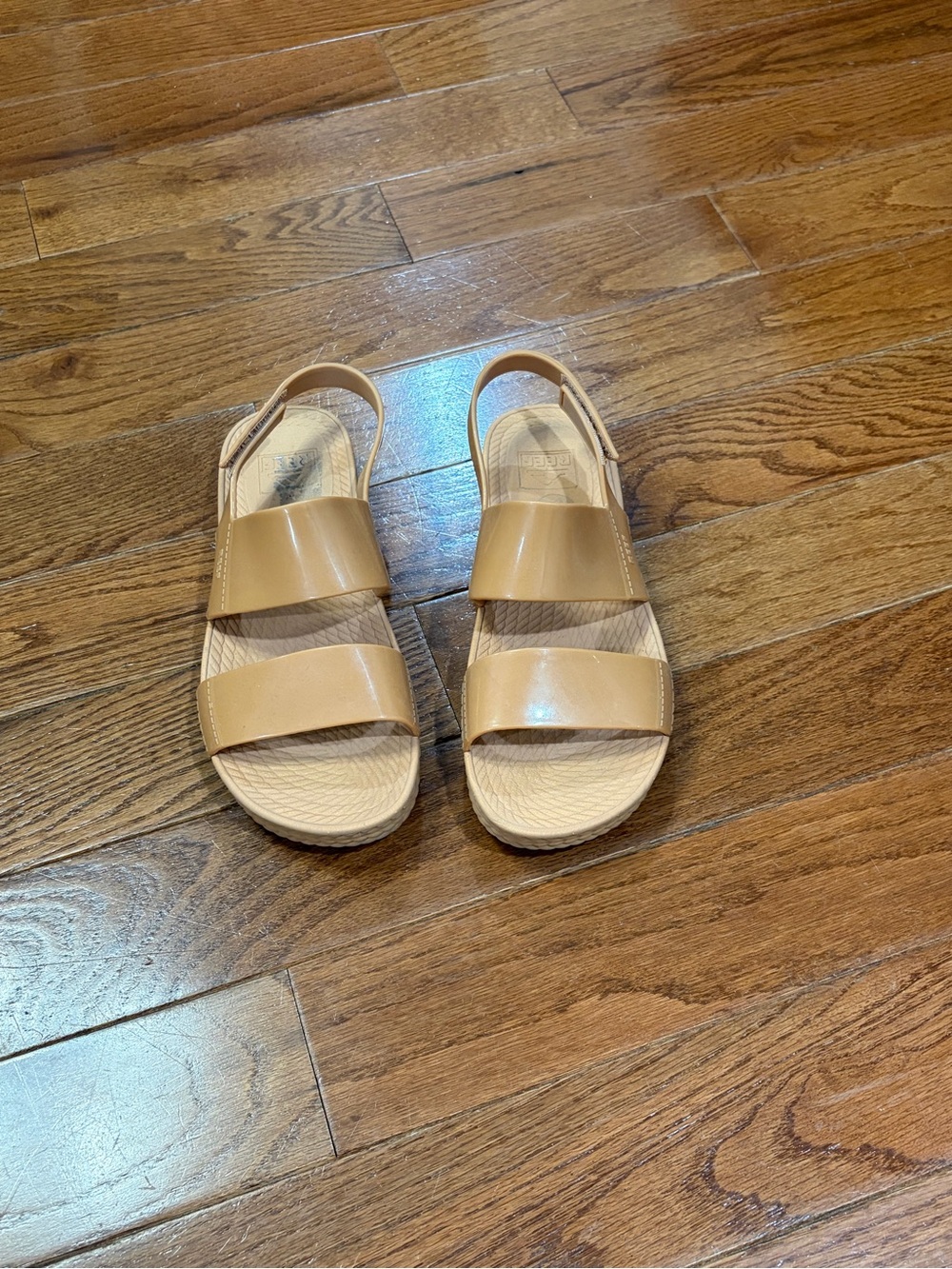 Reef Women's Tan Double-Strap Slingback Sandals